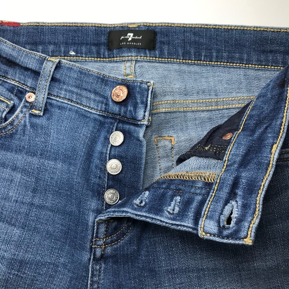 7 For All Mankind Boyfriend Jeans (Josefina) - 26 Like New - Picture 6 of 6